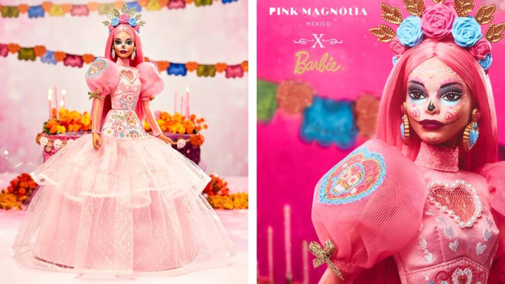 Barbie muestra su nueva edición de Día de Muertos en colaboración con