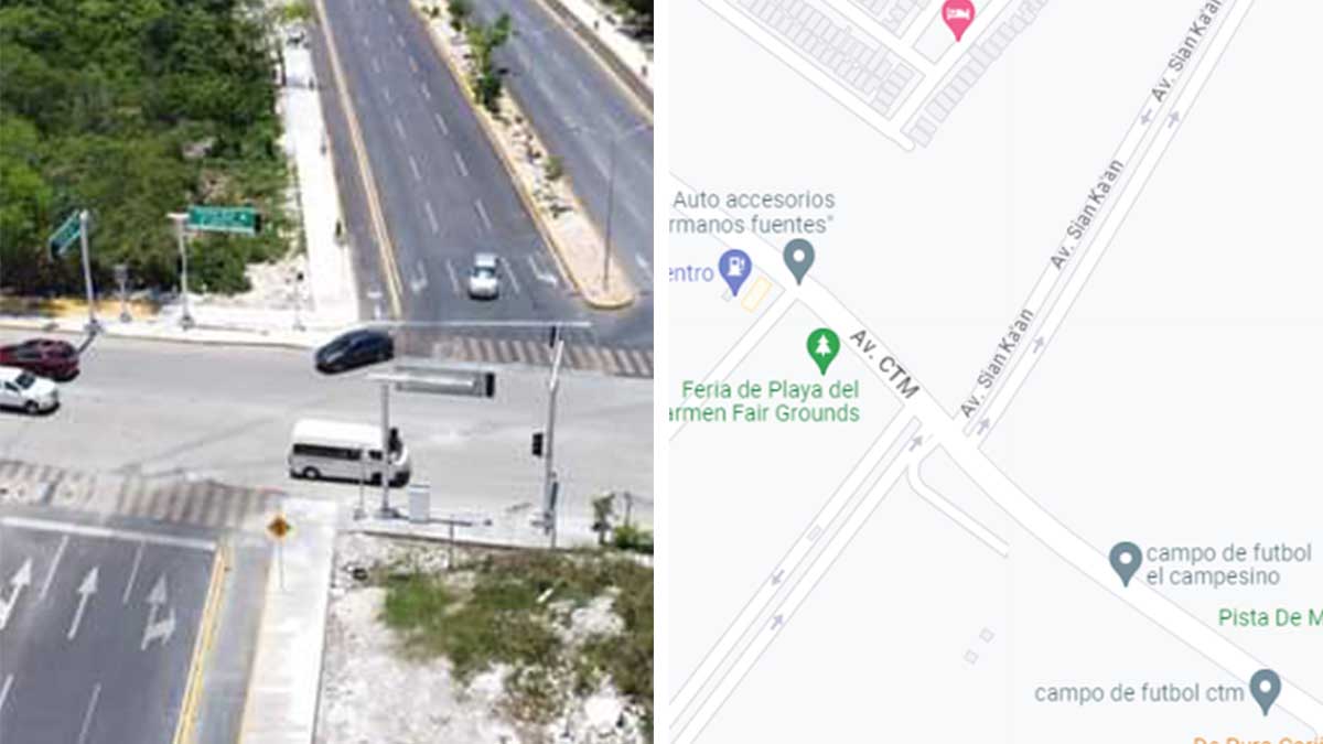 ¿Por qué está así? Foto de carretera chueca en Playa del Carmen se viraliza en redes sociales