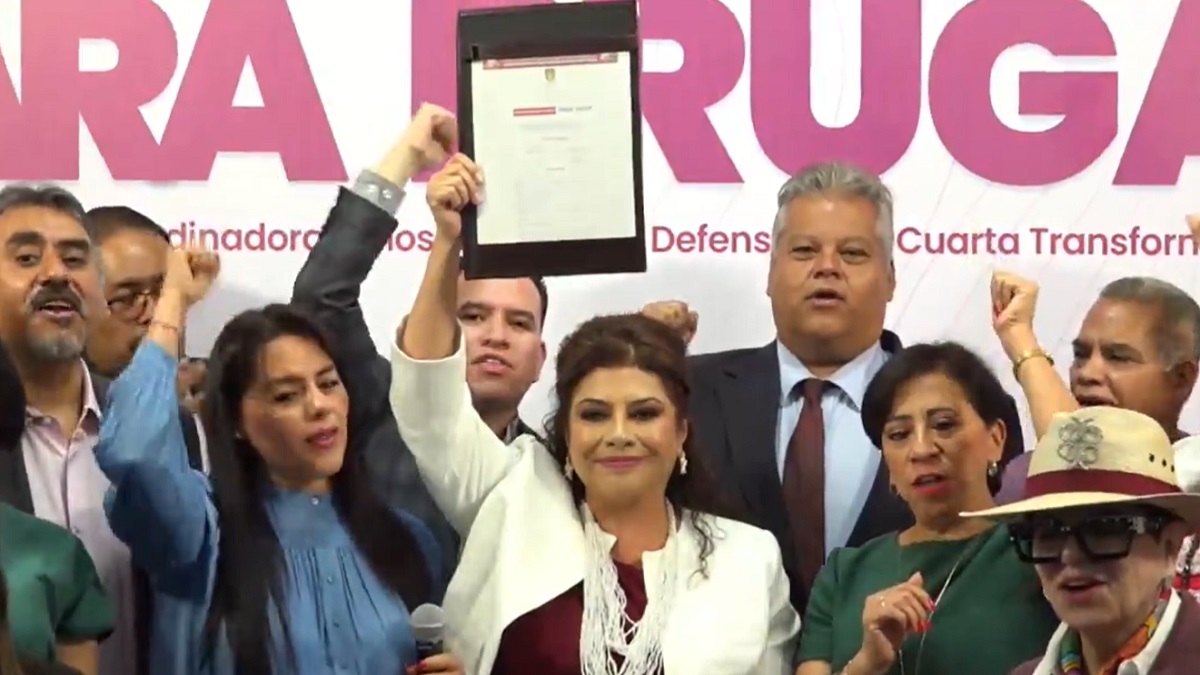 Clara Brugada se inscribe en Morena; va por la Jefatura de Gobierno de CDMX