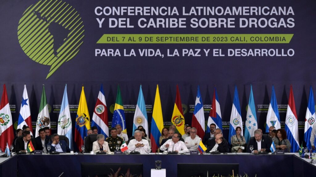 Aspecto de la de la Conferencia Latinoamericana y del Caribe sobre Drogas