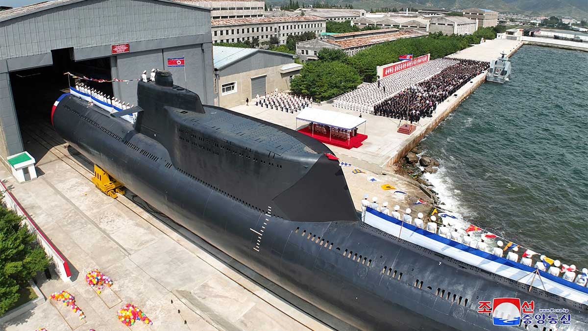 Corea del Norte construye un submarino nuclear táctico de ataque; imágenes