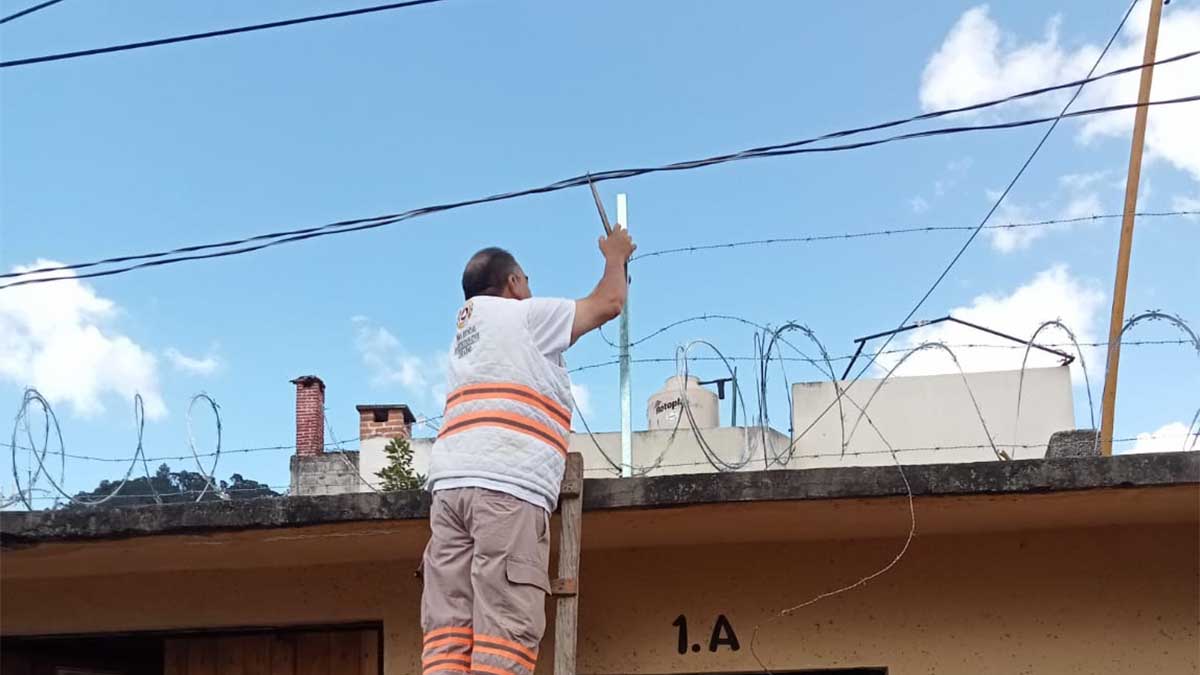 “Culebra de viento” causa afectaciones en San Cristóbal de las Casas, Chiapas