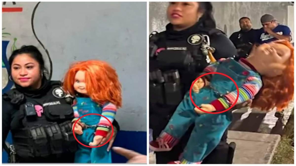 “¡Hola, soy Chucky!”. En Monclova, Coahuila, detienen a hombre que usaba al “muñeco diabólico” para asustar y pedir dinero