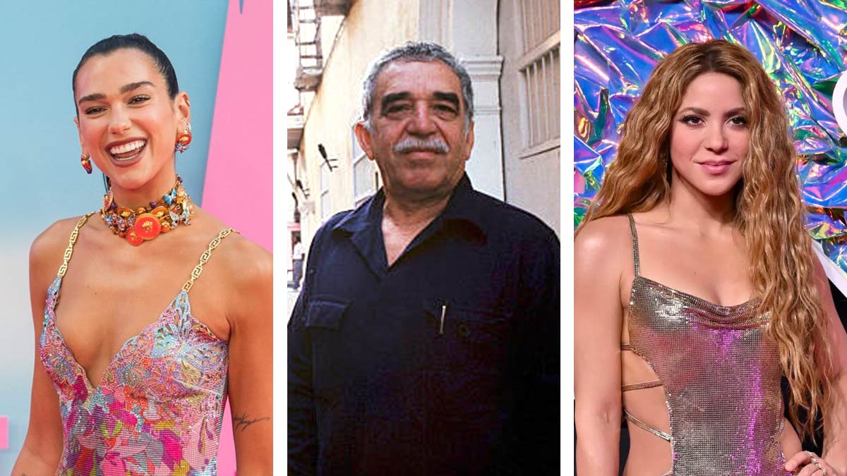 Dua Lipa y las celebridades que han declarado su amor a Gabriel García Márquez