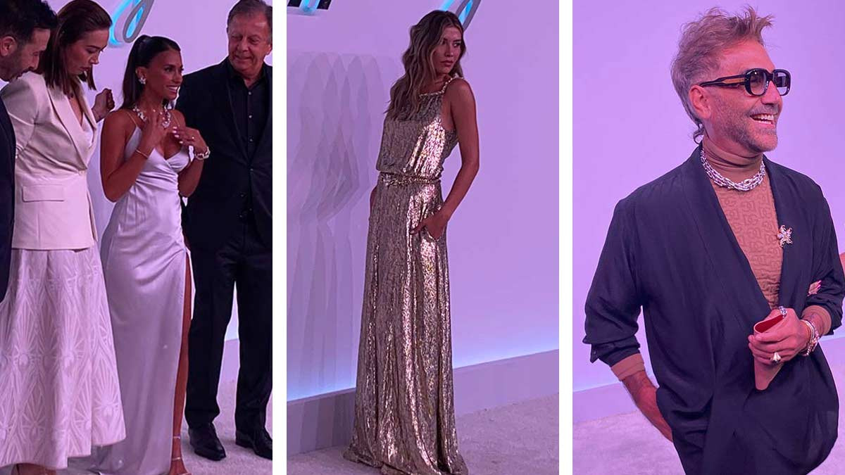 Michelle Salas, Antonela Roccuzzo, Alejandro Fernández famosos que deslumbraron con sus looks en la alfombra blanca de Tiffany