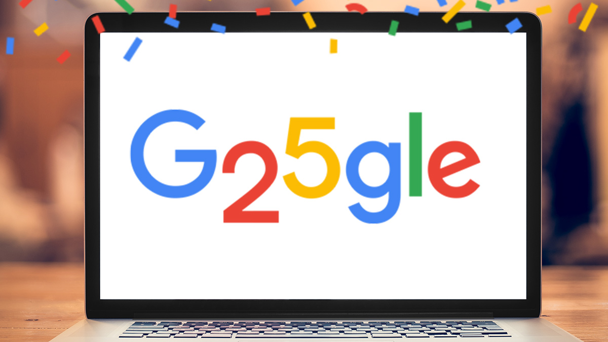 Google lanza doodle especial para festejar su 25 aniversario