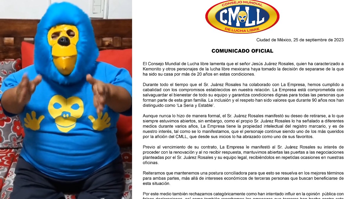 KeMonito inicia batalla contra CMLL, el Consejo le responde