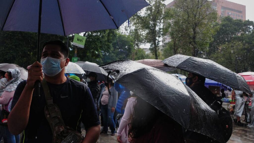 Lluvias fuertes en CDMX