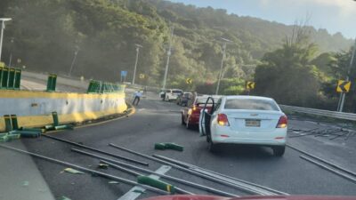 México-Cuernavaca: cierre parcial por choque a la altura de La Pera