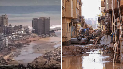 Miles de muertes por el paso del ciclón Daniel en Libia