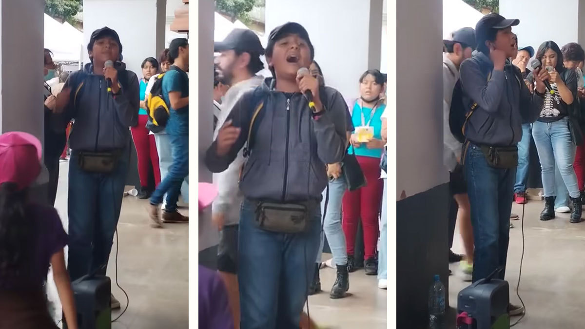 Talento mexicano: joven de Toluca se vuelve viral por cantar “La Gata bajo la Lluvia”