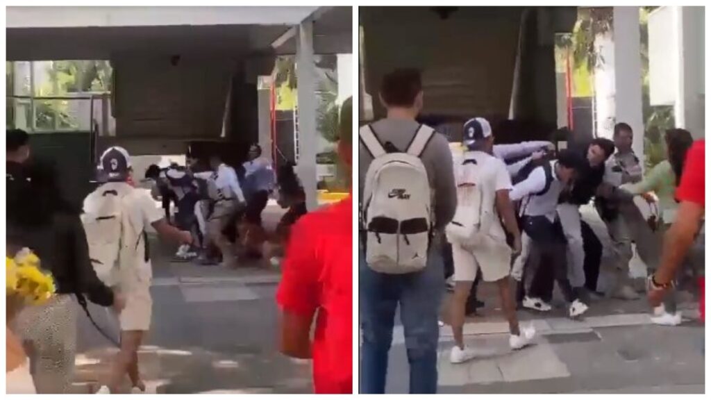 Estudiantes de la UVM pelean en el campus Coyoacán
