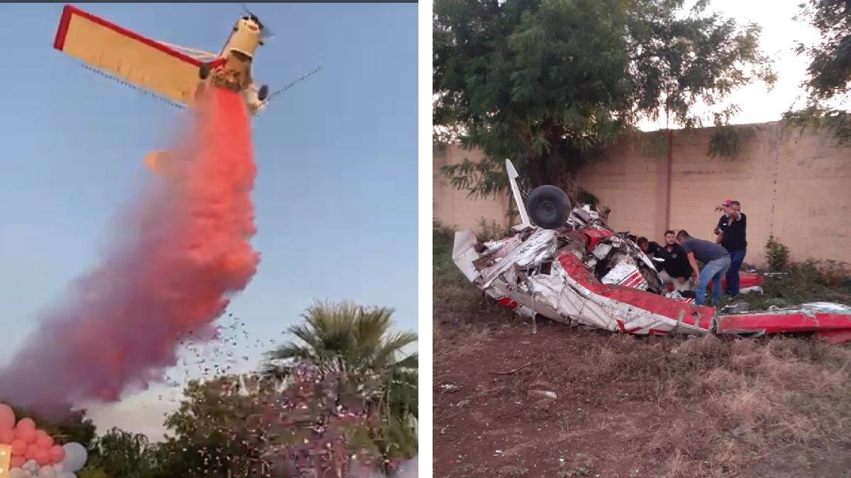 VIDEO: Baby shower termina en tragedia; piloto fallece tras desplome de avioneta