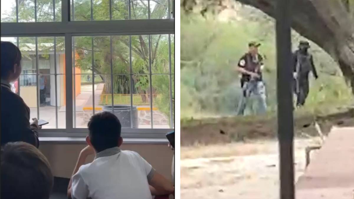 Video: Sicarios entran a escuela de Zacatecas tras enfrentamientos con grupo rival