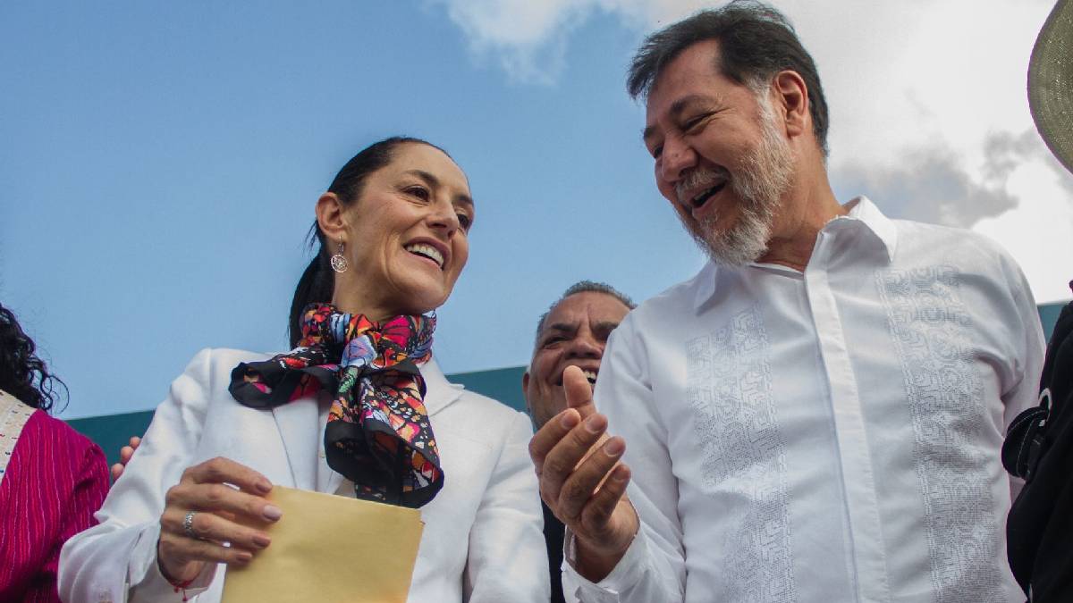 Claudia Sheinbaum elige a Fernández Noroña como vocero para la elección de 2024