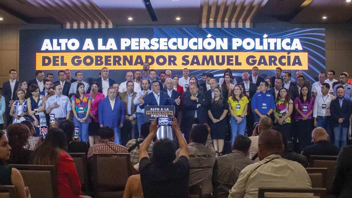 Frente Amplio por México amenaza a Samuel García; no más acoso dicen