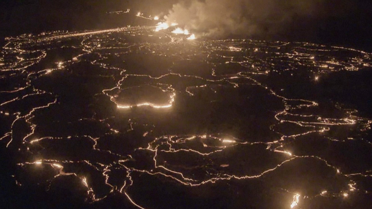 Impactante video de la tercera explosión del volcán Kilauea en 2023