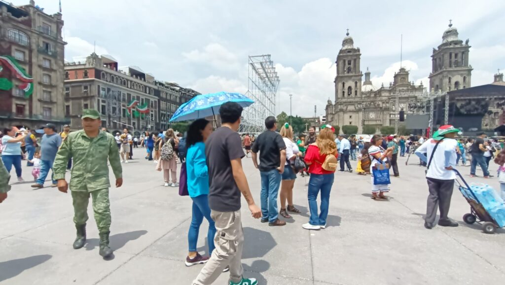 ¡Viva México! CDMX alista últimos detalles para el Grito de Independencia en el Zócalo