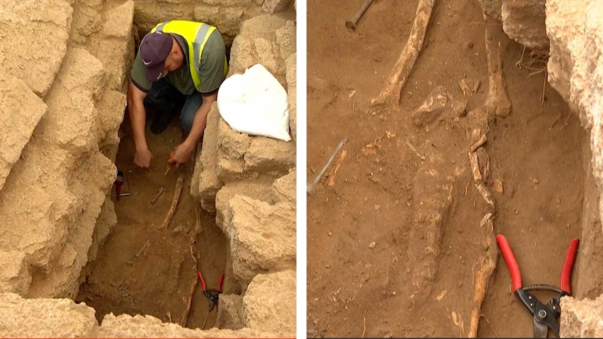 Descubren cuatro tumbas romanas de 2 mil años de antigüedad en la Franja de Gaza