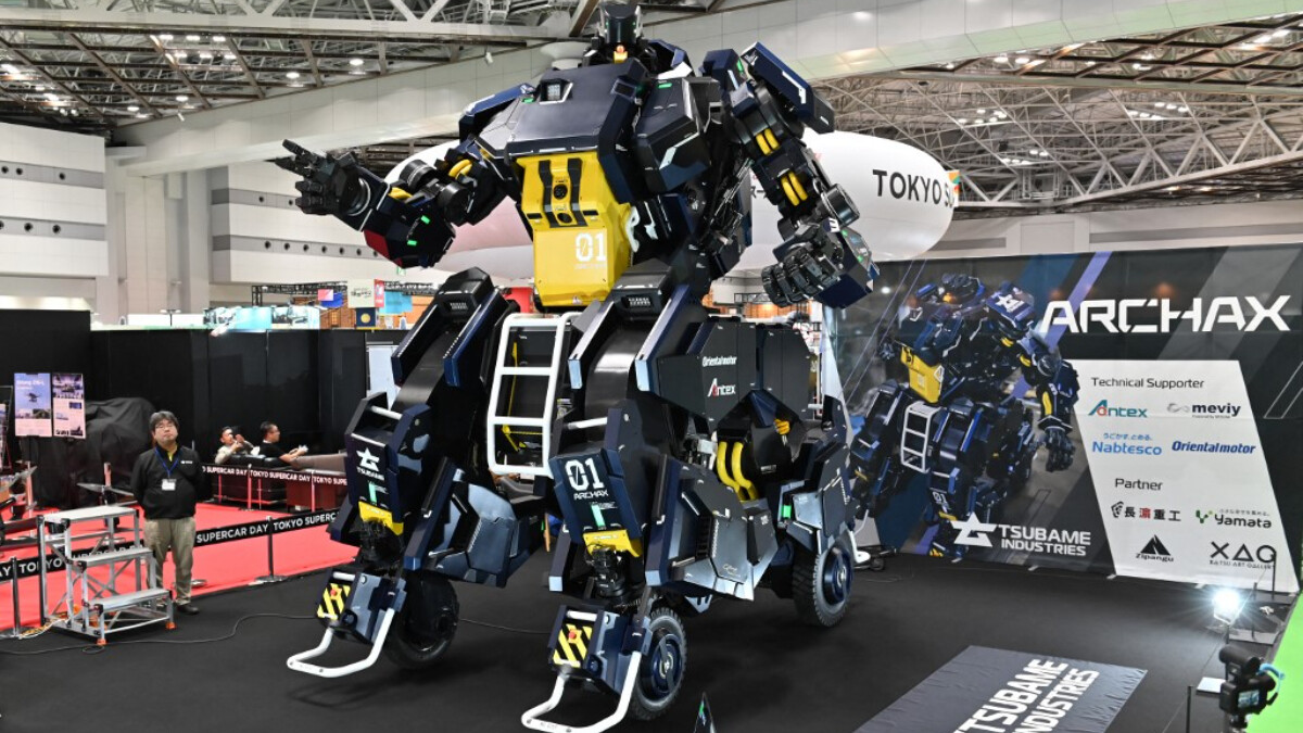 Así es Archax, el robot gigante al estilo de “Transformers” que se maneja desde el interior