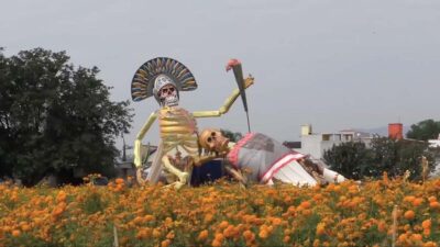 El valle de las catrinas en el Pueblo Mágico de Atlixco en Puebla