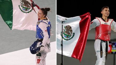 México hace doblete áureo en taekwondo en Santiago 2023