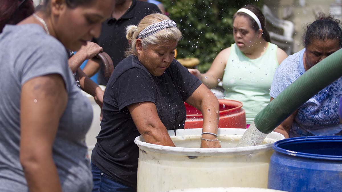 ¡Paradoja! Corte de agua en Culiacán por Huracán Norma deja sin servicio a 56 colonias