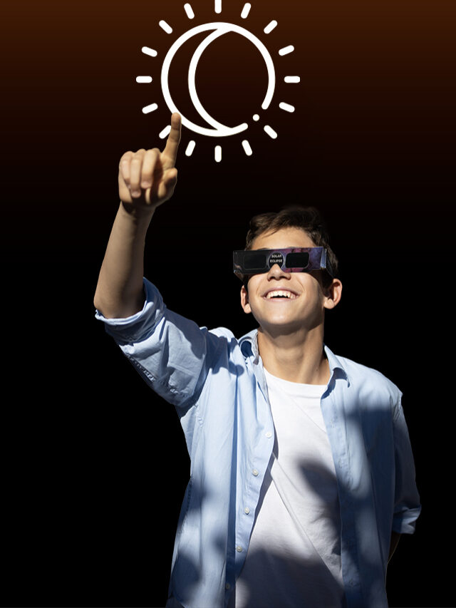 Así deben ser los lentes para ver el eclipse de Sol