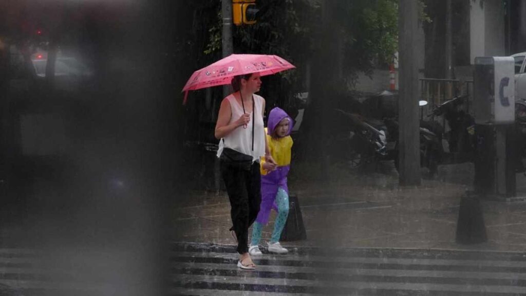 Lluvias y chubascos en CDMX