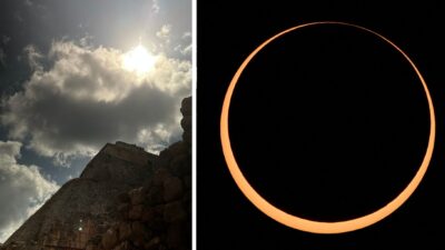 Eclipse anular 2023: así se vio el "anillo de fuego" en México y toda América
