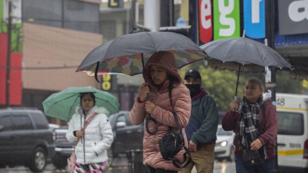 Frio y lluvias en México