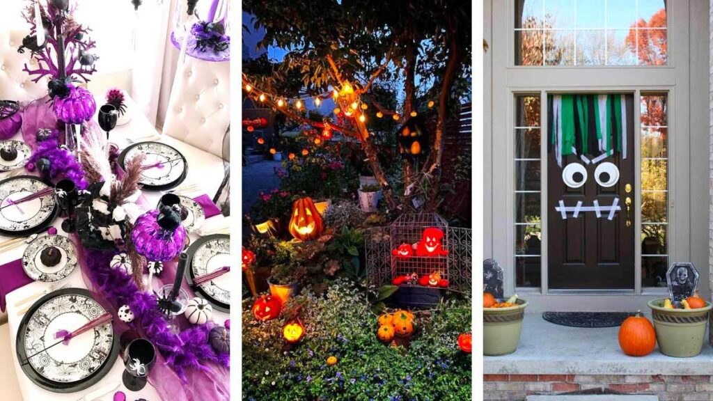 Ideas para decoración de Halloween 2023: jardín, puerta y mesa- UnoTV