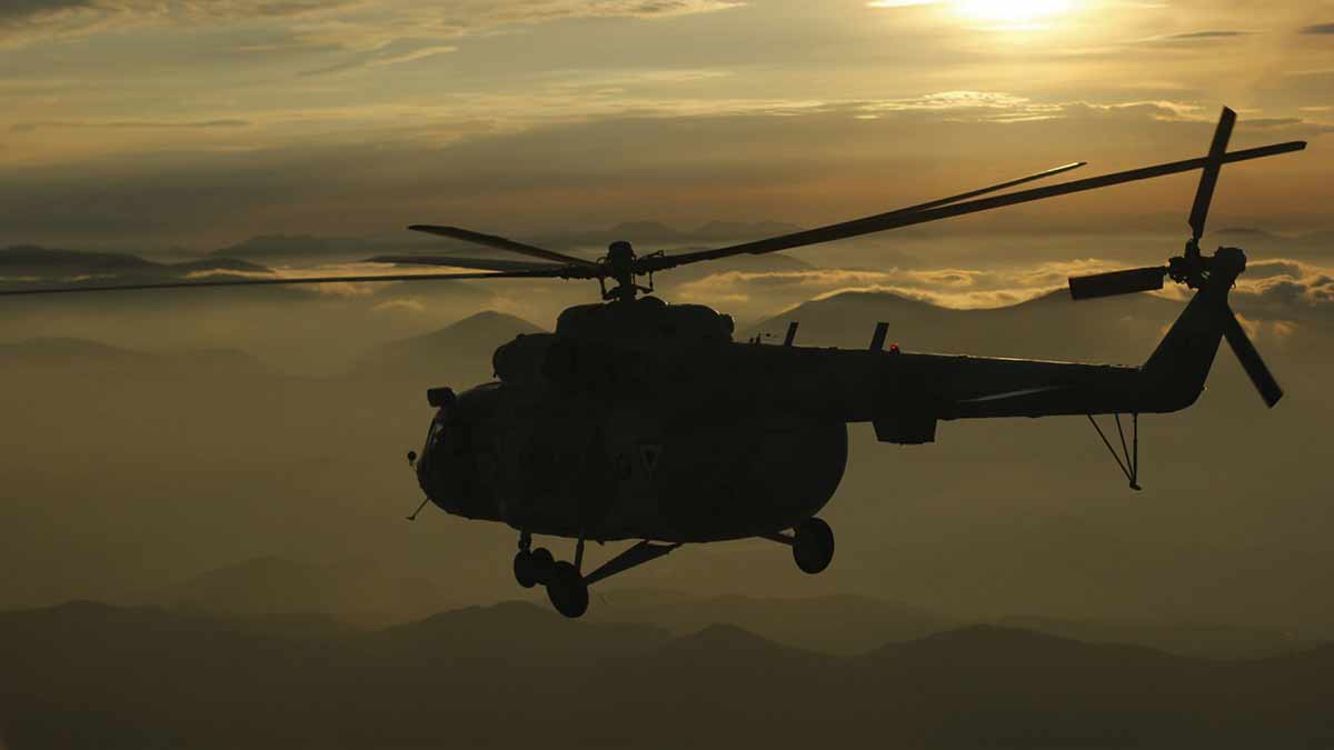 Tres muertos, saldo de accidente de un helicóptero de la Fuerza Aérea Mexicana en Durango