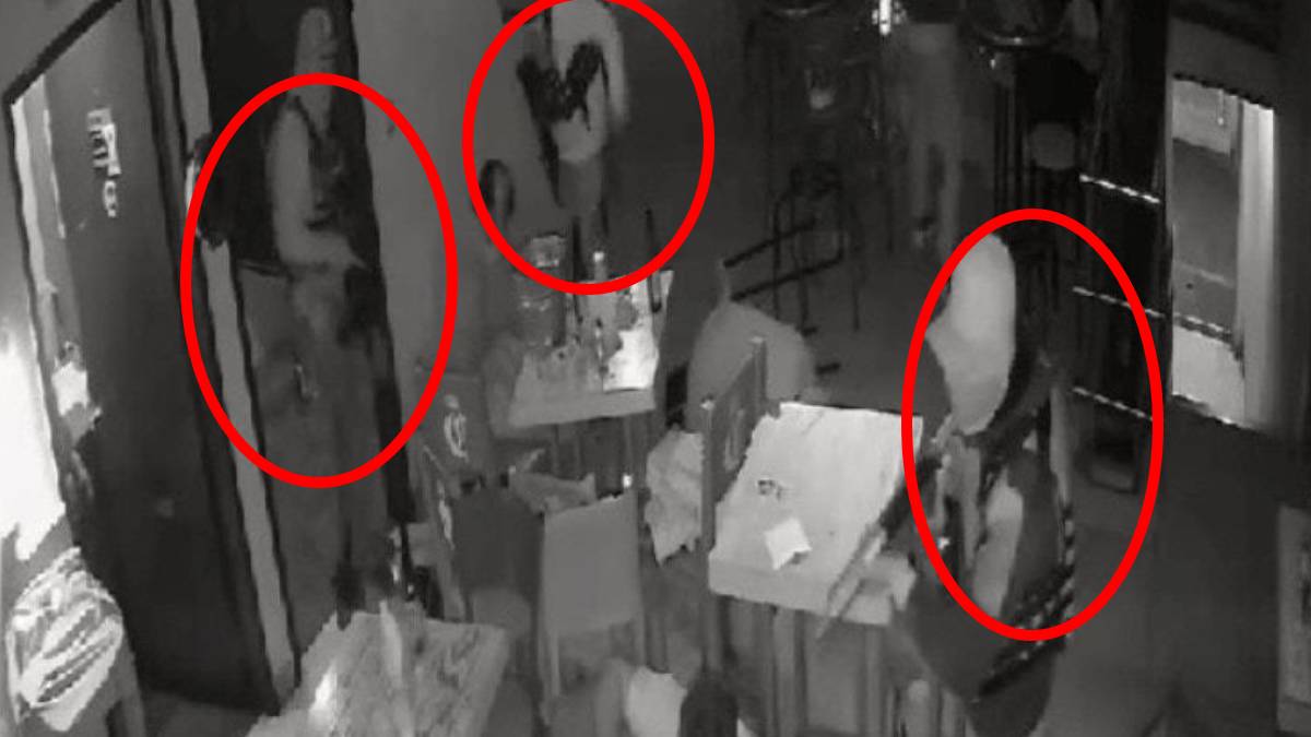 Video: Comando armado asalta bar en SLP; clientes se esconden en baños