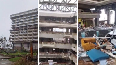 huéspedes viralizan destrozos a icónico Hotel Princess en Acapulco