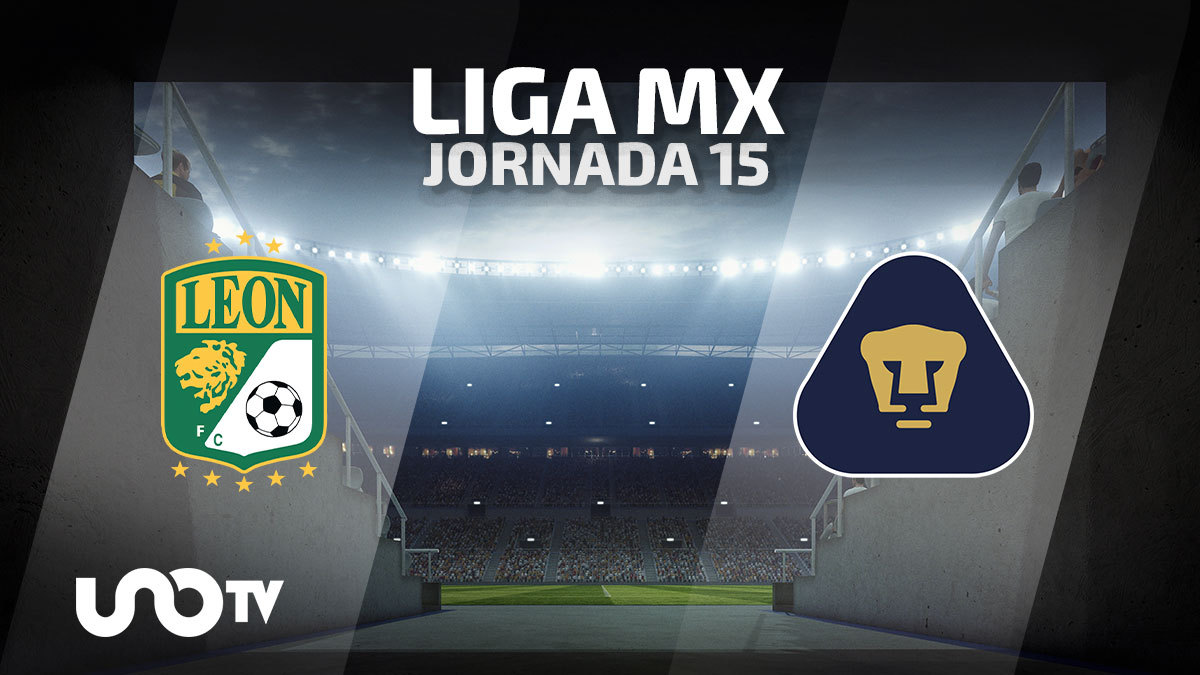 León vs Pumas en vivo: fecha y cómo ver el partido de la Jornada 15 de la Liga MX