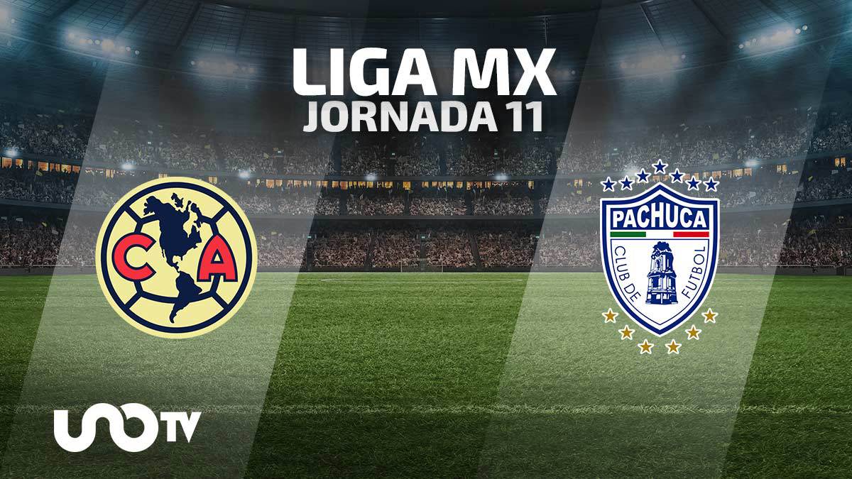 América vs Pachuca en vivo hoy: fecha y cómo ver el partido de la Jornada 11 de la Liga MX