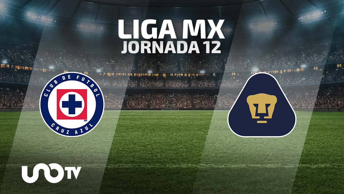Cruz Azul vs Pumas hoy en vivo: fecha y cómo ver el partido de la Jornada 12 de la Liga MX
