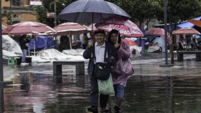 Lluvias fuertes y chubascos en México