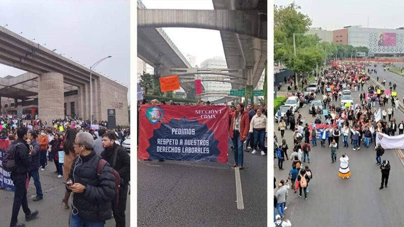 Manifestación Trabajadores Del Poder Judicial De La Federación - UnoTV