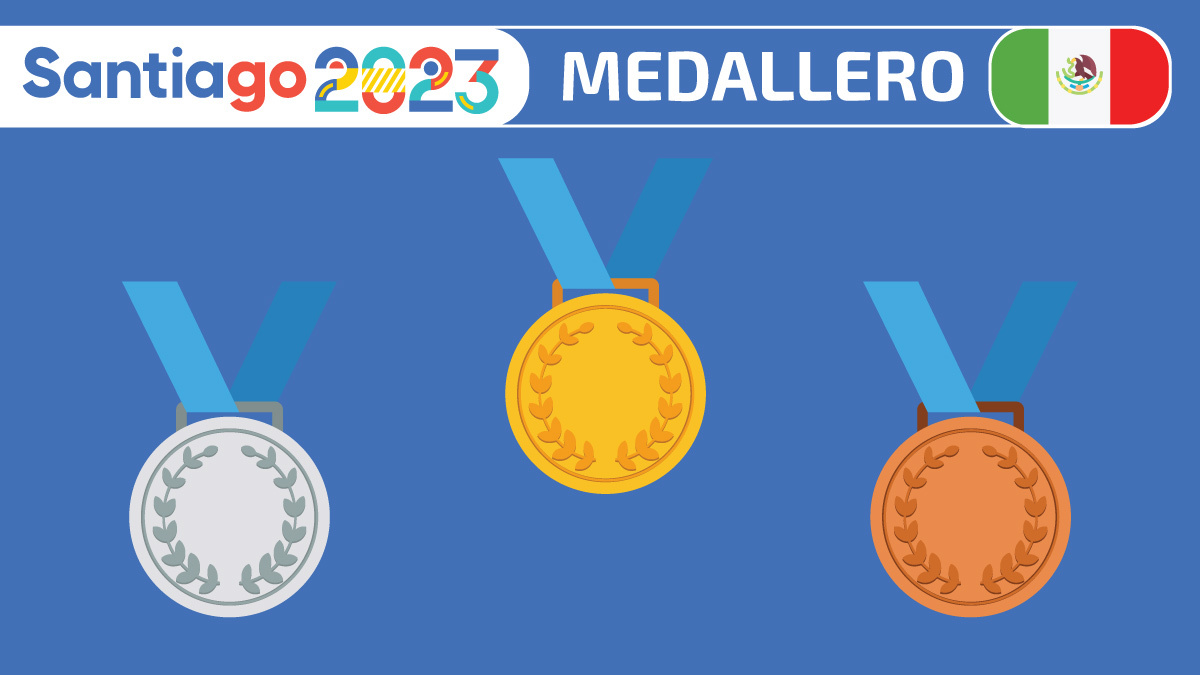 Medallero Juegos Panamericanos, así va México en Santiago 2023