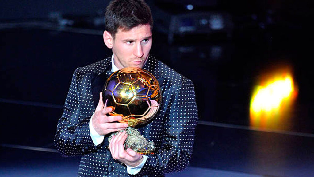 Messi ganó su cuarto Balón Oro de manera consecutiva Foto Getty