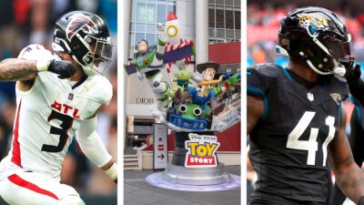 NFL recrea partido en el cuarto de Andy de "Toy Story"