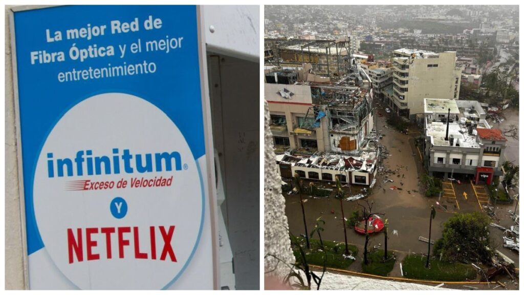 Telmex trabaja en el restablecimiento de servicios tras paso de Otis en Acapulco