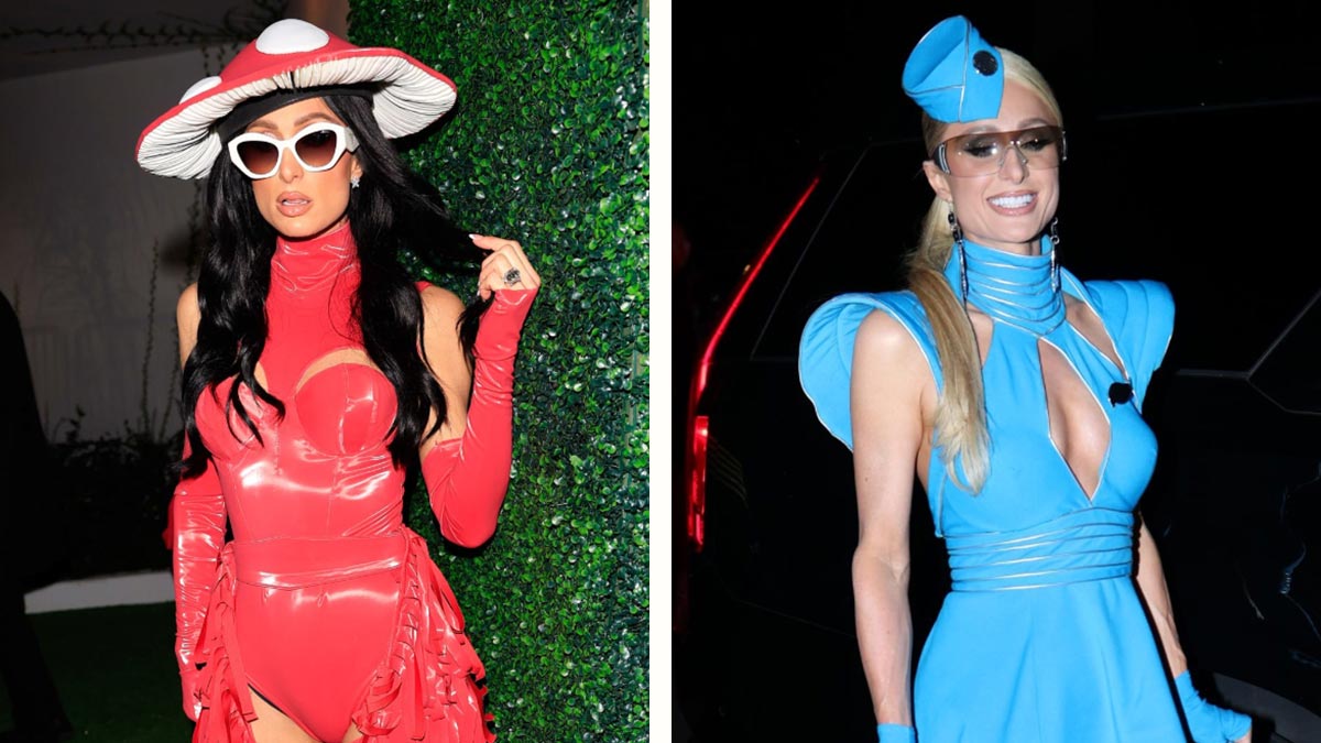 Paris Hilton se disfraza de Britney Spears y Katy Perry para Halloween