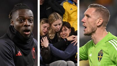 UEFA: partido suspendido entre Bélgica y Suecia no se reanudará