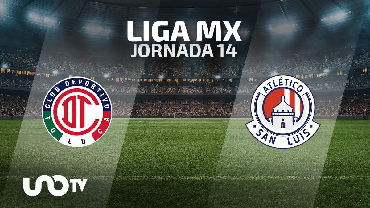 Toluca vs Atlético San Luis en vivo: fecha y cómo ver el partido de la Jornada 14 de la Liga MX