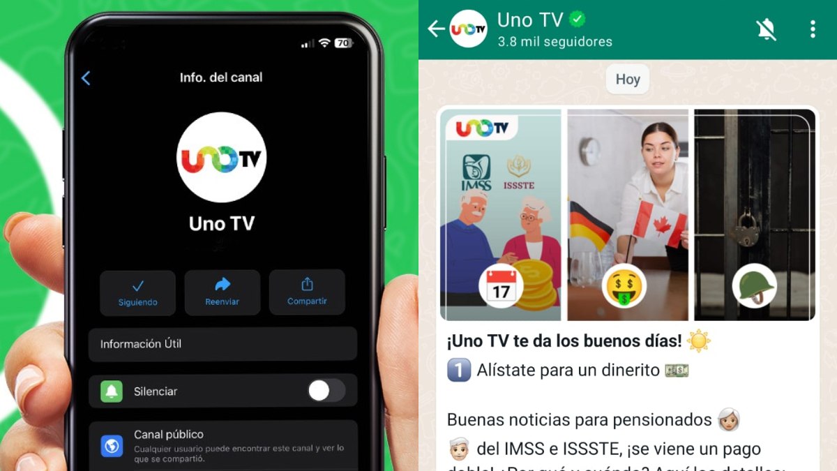 UnoTV tiene su canal de WhatsApp: noticias e información útil en un clic, síguenos