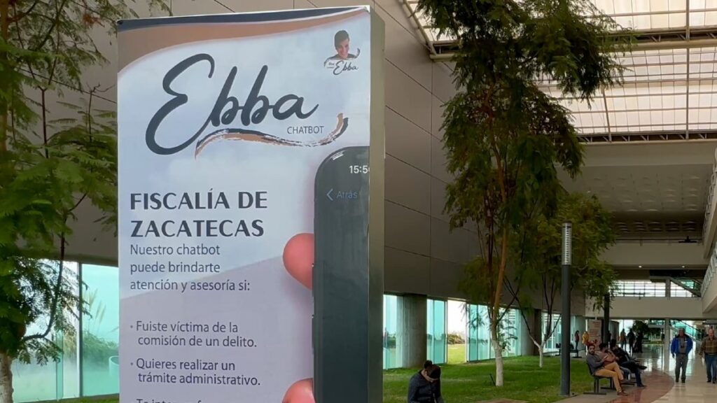 Zacatecas: robot EBBA, con inteligencia artificial, atiende a víctimas de delitos