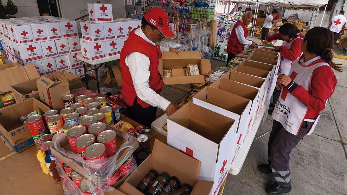 Puebla: Cruz Roja instala centro de acopio masivo para Acapulco